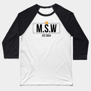 msw est 2024 Baseball T-Shirt